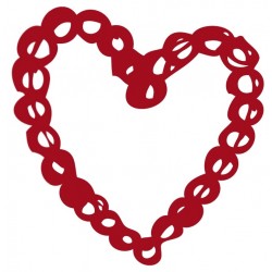 Sticker coeur griffe