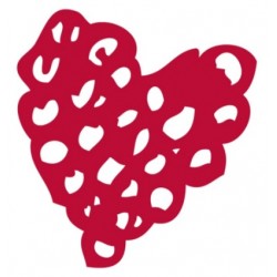 Sticker coeur fleche
