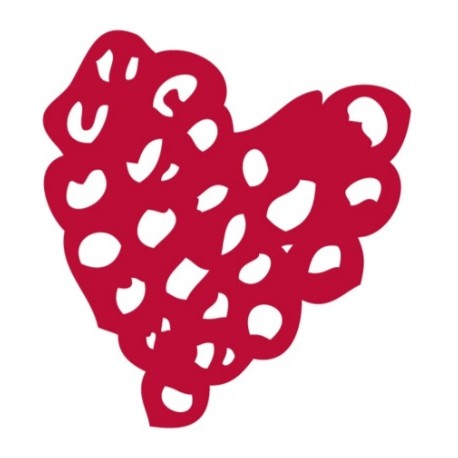 Sticker coeur fleche