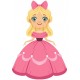 Sticker magnifique chateau rose