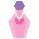Sticker noeud rose