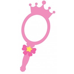 Sticker parfum rose fille