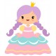 Sticker princesse mamie