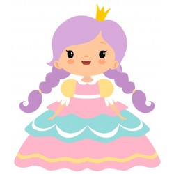 Sticker princesse mamie