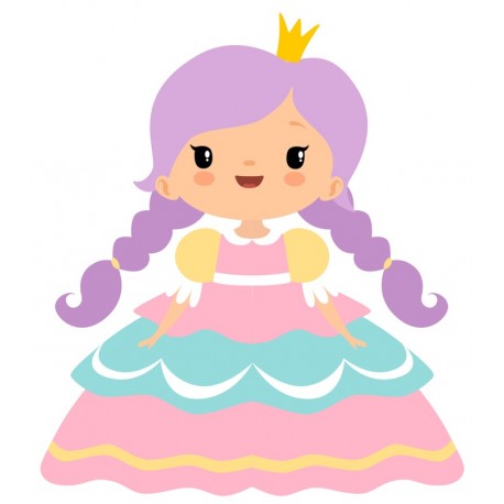 Sticker princesse mamie