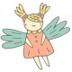 Sticker petite princesse vert menthe