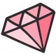 Sticker algues rose