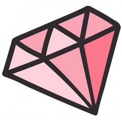 Sticker algues rose