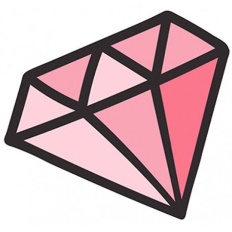 Sticker algues rose