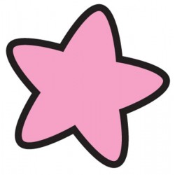Sticker etoile filante deco bebe