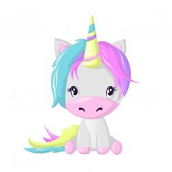 Sticker licorne magique