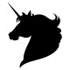 Sticker licorne cabre