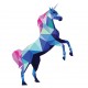 Sticker licorne silhouette