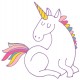 Sticker aile de licorne
