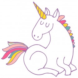 Sticker aile de licorne