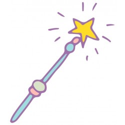 Sticker licorne se repose