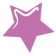 Sticker diamant rose brillant
