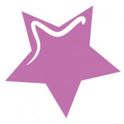 Sticker diamant rose brillant