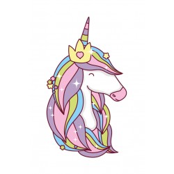Sticker etoile violette brillant