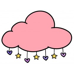 Sticker lunette forme coeur
