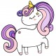 Sticker nuage etoiles