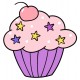 Sticker glace licorne