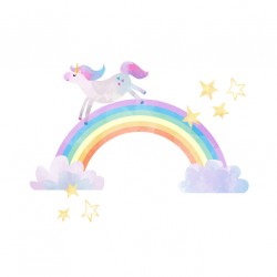Sticker cil et corne