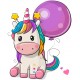 Sticker nuage sourit