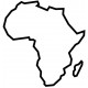 Sticker carte afrique