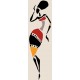Sticker africaine danse joie