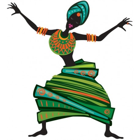 Sticker africaine boit the