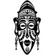 Sticker masque afrique