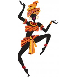 Sticker carte villes afrique