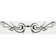 Sticker arabesque floral