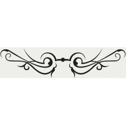 Sticker arabesque floral