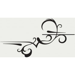 Sticker arabesque signature