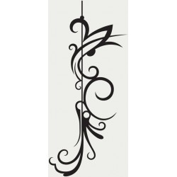 Sticker arabesque cote