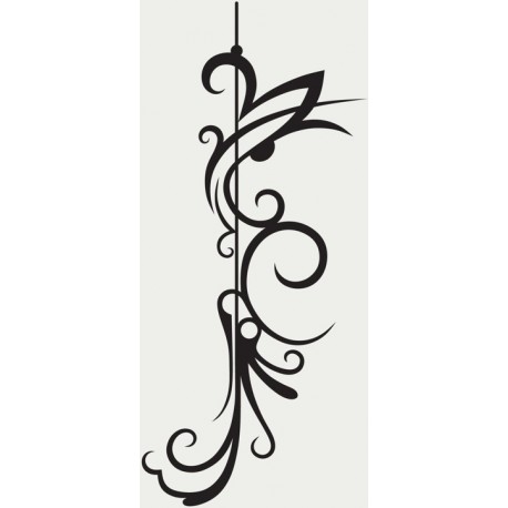 Sticker arabesque cote