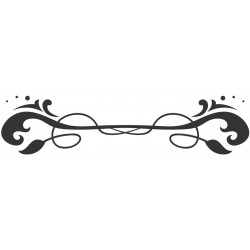 Sticker deco arabesque
