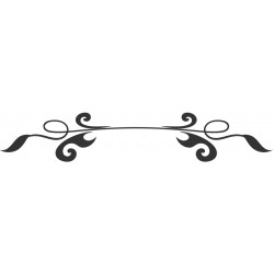 Sticker deco arabesque simply