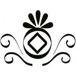 Sticker grand floral arabesque