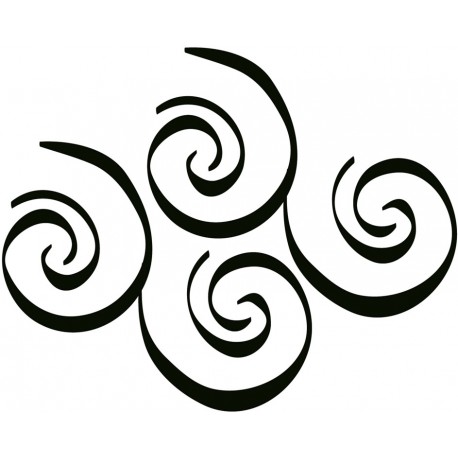 Sticker arabesque cadre