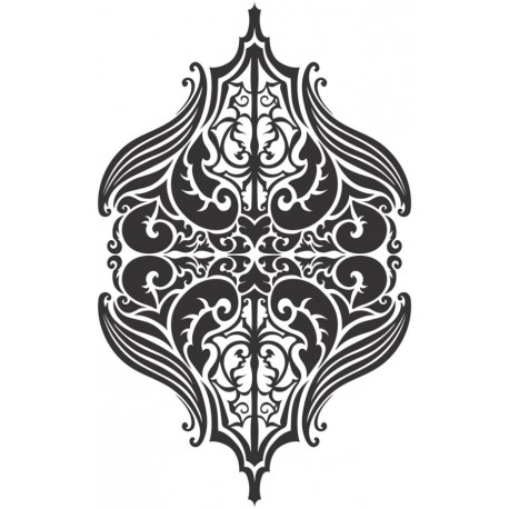 Sticker arabesque grand cadre