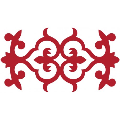 Sticker arabesque deco alonge