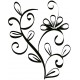 Sticker arabesque fleurs