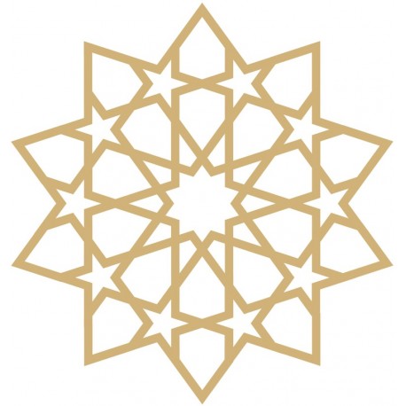 Sticker arabesque soleil