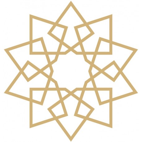 Sticker arabesque etoile