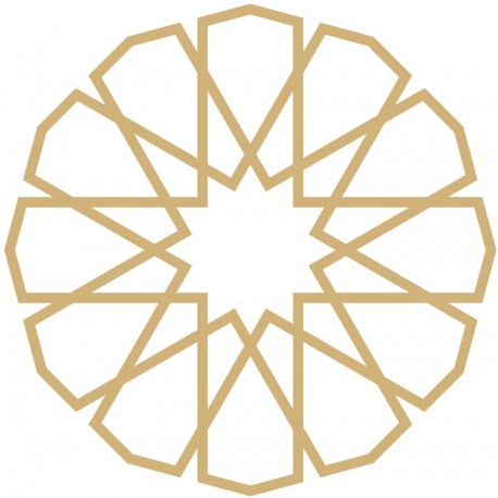 Sticker arabesque etoile