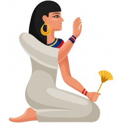 Stickers égyptienne miroir