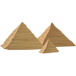 Stickers tete égyptien pharaon